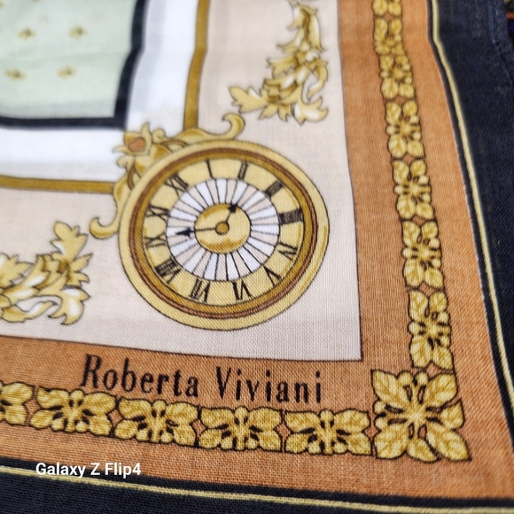 Roberta Viviani Handkerchief Cotton Brandnew - Picture 1 of 7